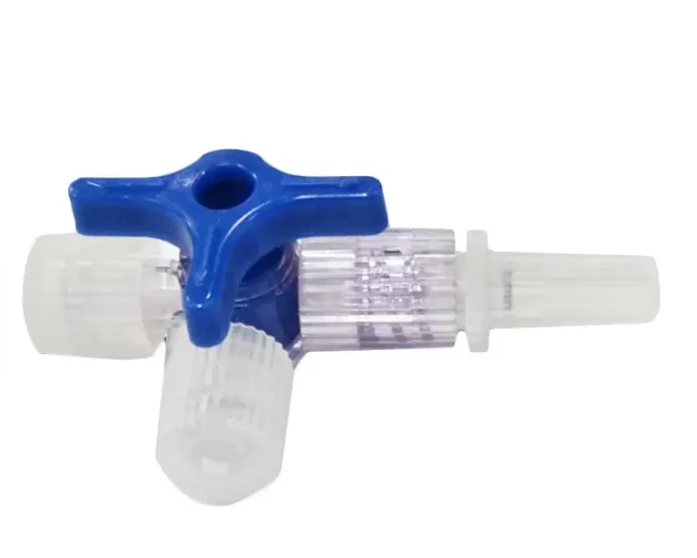 Medical Equipment Disposable Items Three-way Luer Valve Plastic Flow Control Luer