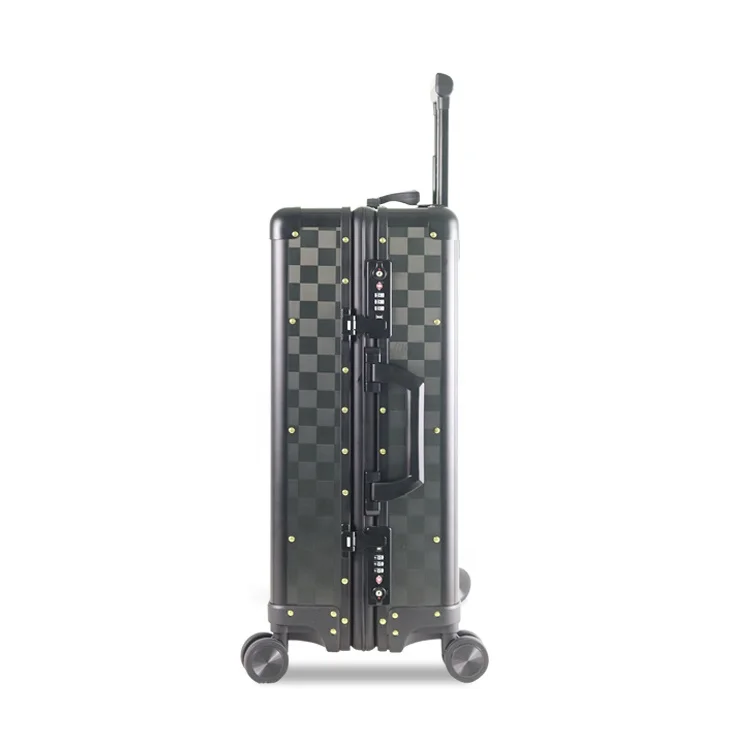 Hot carry on travel luggage, carbon fiber smart cabin trolley suitcase, hard case  luggage set with usb charging