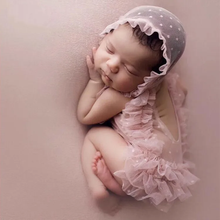 Newborn children baby lace diapers photo props girl lace skirt pastoral style