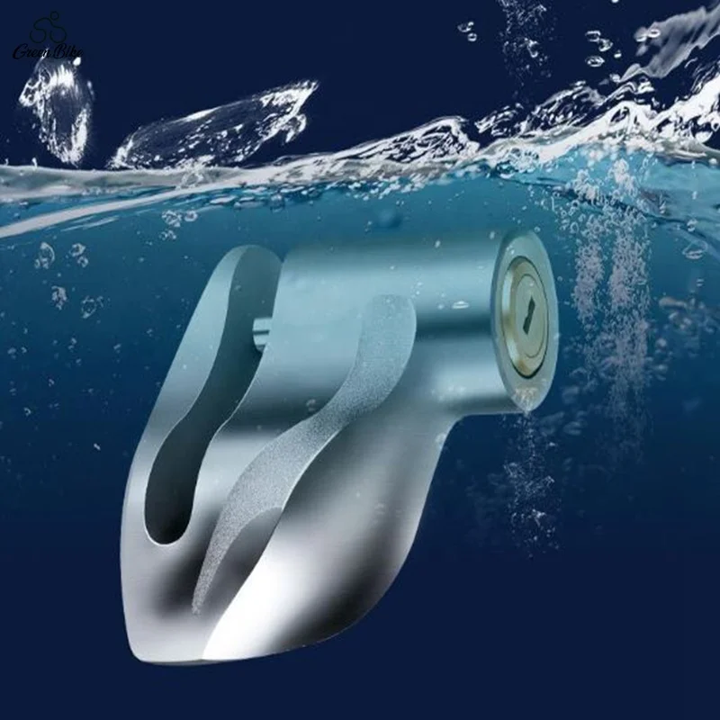 
Green Bike Anti-pry Solid Steel Motorcycle Disc Lock Waterproof Keyless Lock Anti-theft Brake Disc Lock 