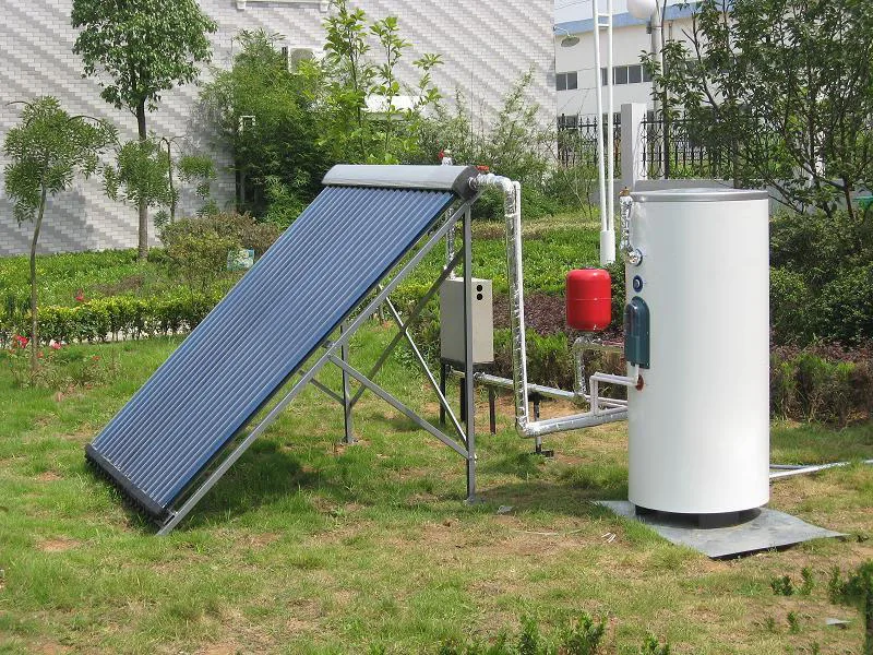 300L  friendly pressure split solar water heater system with heat pipe vacuum glass in rooftop