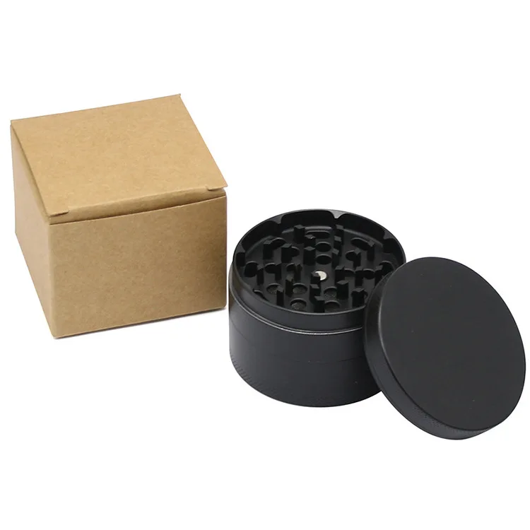 Custom 50mm-100mm 4 Layer Zinc Alloy Herb Grinder Manufacturer