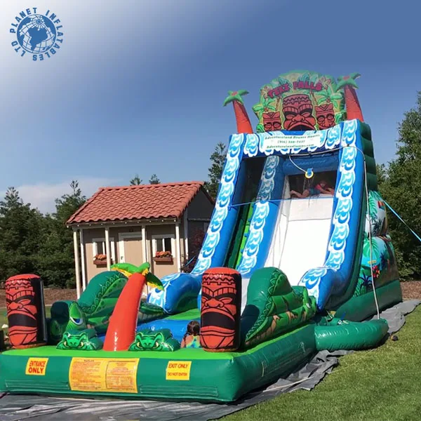 Giant Customized High Quality Commercial Used PVC Inflatable Water Slide For Sale