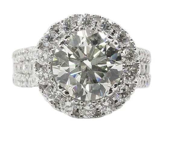 High quality big 10mm sterling silver rings jewelry women wedding jewelry diamond piston custom rings