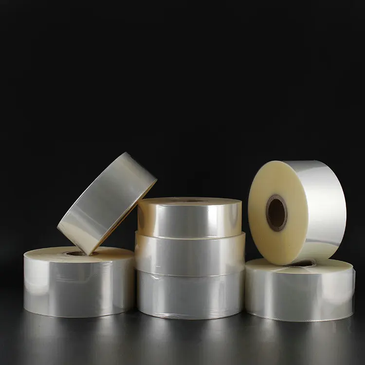 New Arrival Transparent Clear BOPP Plastic Shrink Film Rolls Moisture Proof Material Packaging Stretch Film Gravure Printing