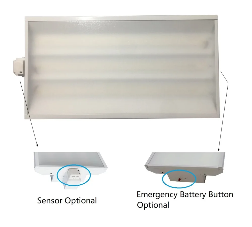China shipping led linear high bay light motion sensor pendant industrial warehouse lights 5 years warranty