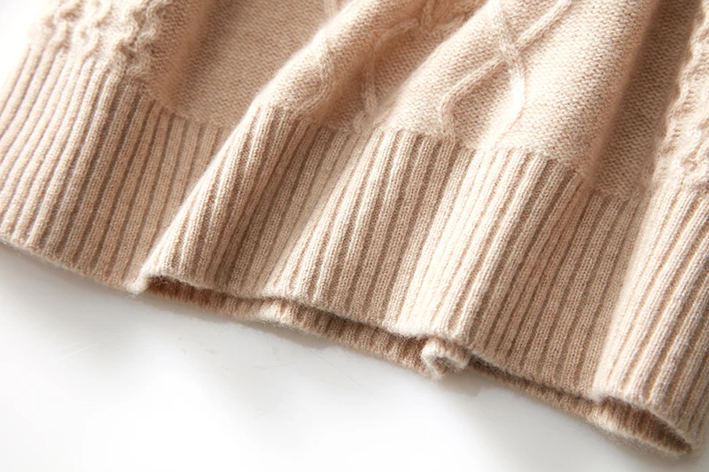 
Hot Sales 30%cashmere 70%wool Cotton Cashmere Sweater Women, O-neck Cashmere Sweaters For Women 