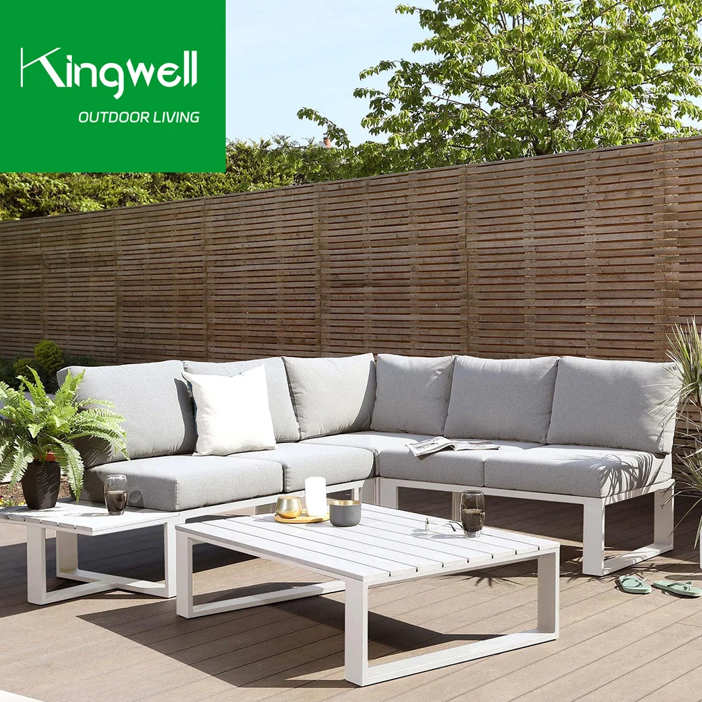 All weather patio furniture set outdoor lounge chairs balcony sofa sets garden balcony alumminum outdoor sofa set