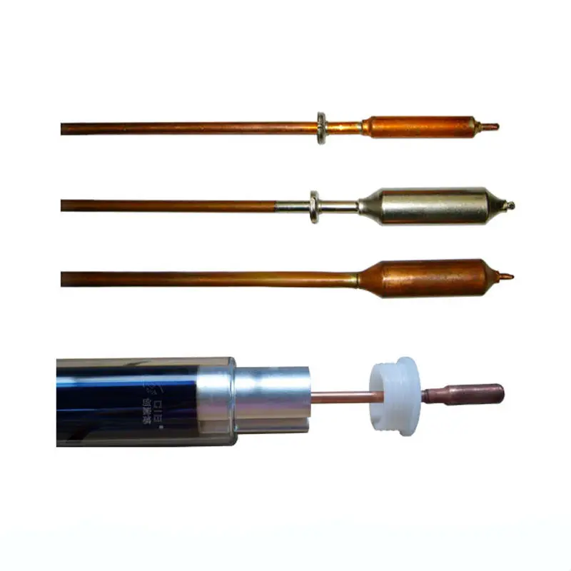 High borosilicate 3.3 glass evacuated tube with heat pipe solar collector China Made