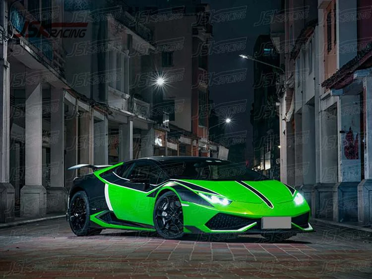  АО стиль юбка переднего бампера из углеродного волокна для 2014-2016 LAMBO HURACAN