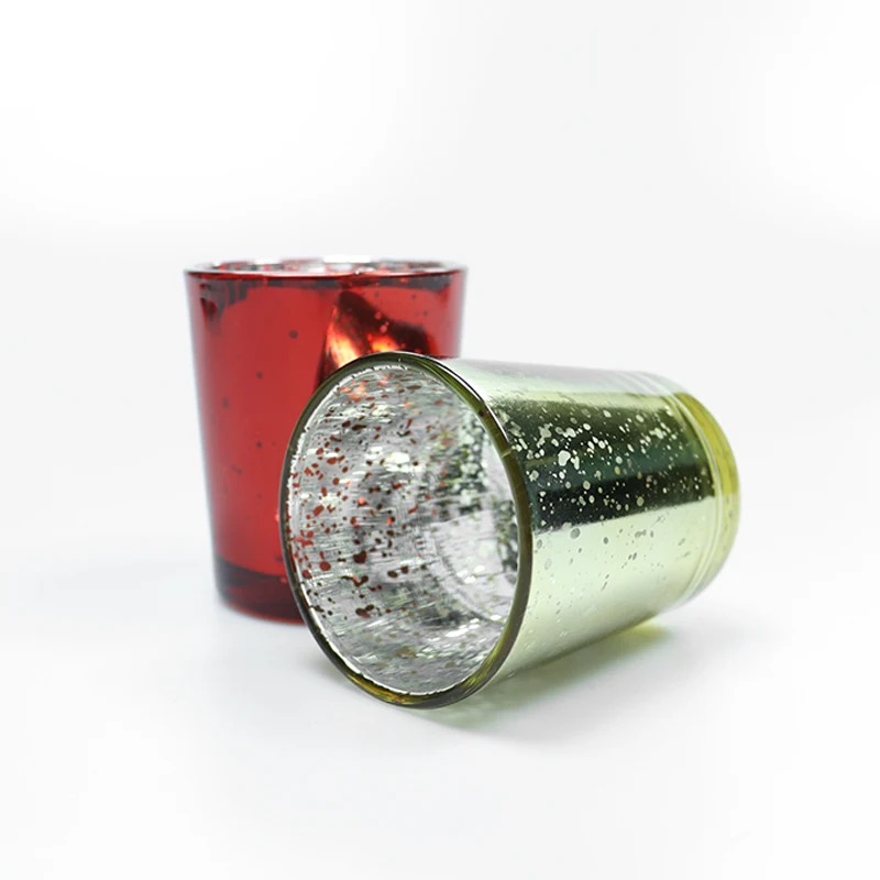 Factory Custom Printed Cylinder Grey Cement Candle Jar Concrete Storage Containers glass 100ml 4oz printing