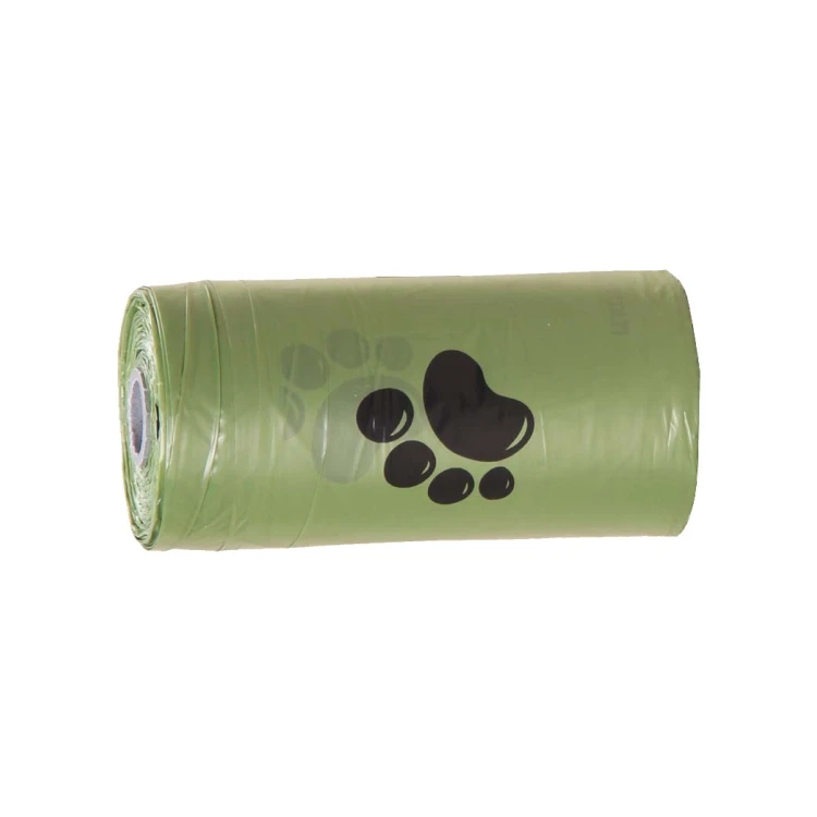 EPI Fully Compostable Disposable Poo Bag Customized Pet Biodegradable Corn Starch Dog Poop Bag Vest Handle Dog Poo Bags