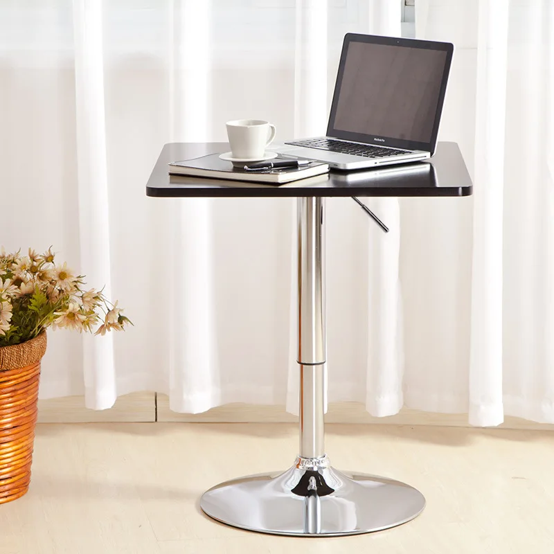 Adjustable Height Bar Table Metal Minimalist Bar table Modern Restaurant Tables Kitchen Industrial Furniture Home