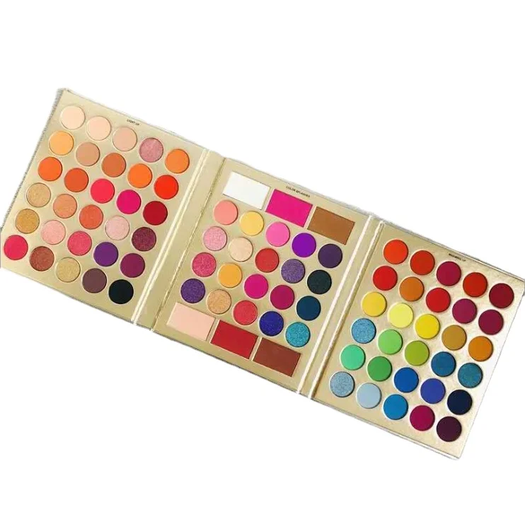 
Wholesale 86 Colors All-purpose Makeup Playbook Matte Shimmer Glitter Eyeshadow Highlight Blush Eye Face Cosmetics Set 