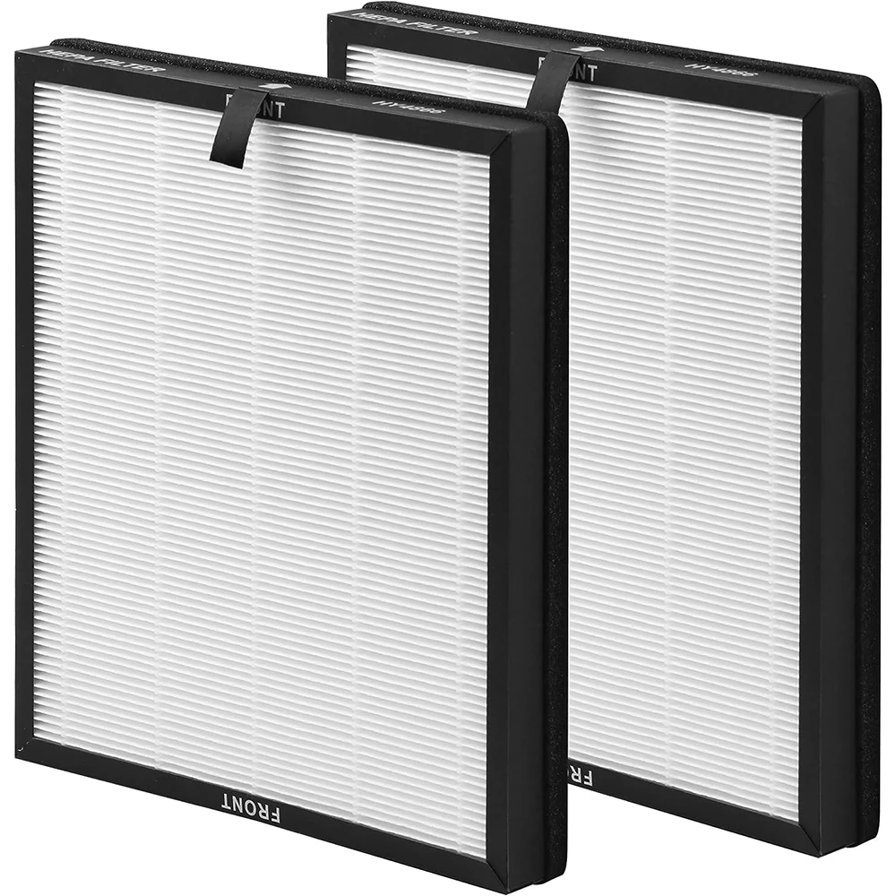 HY4866 True Air Purifier Hepa Filter and Activated Carbon Filter Replacement for Dust, Pet Dander, Smoke, Pollen for Bedroom