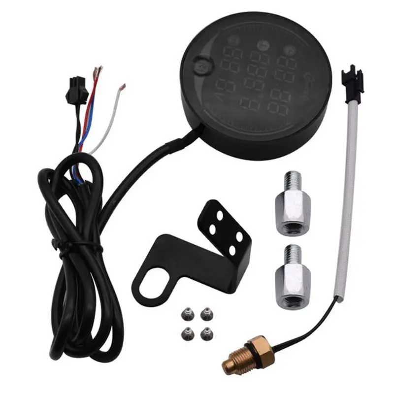 Universal speedometer motorcycle led display digital bicycle tachometer motorcycle meter with usb charging