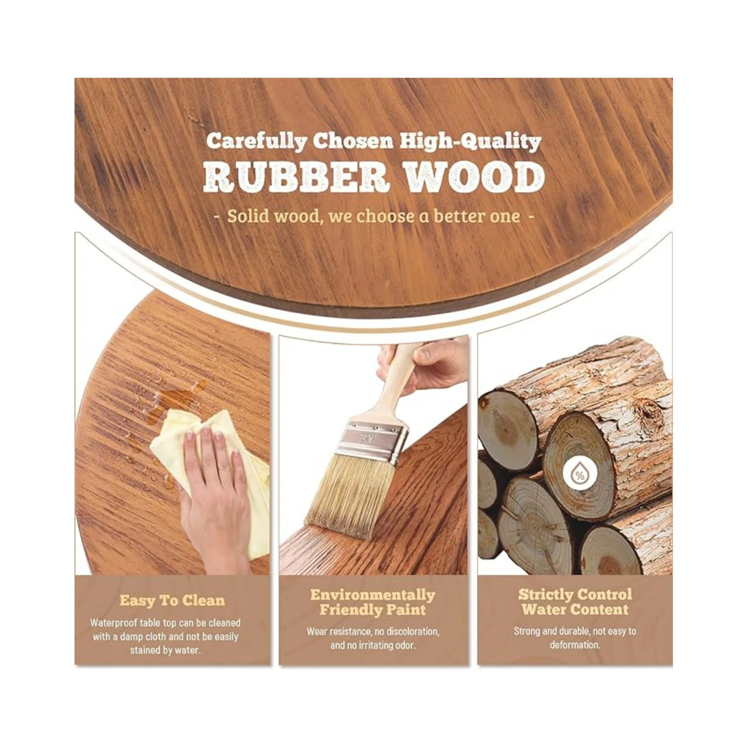 Products Industrial Bar Table & Stools Sets,Round Wood Adjustable Height Bar Table and Chairs Set for Party