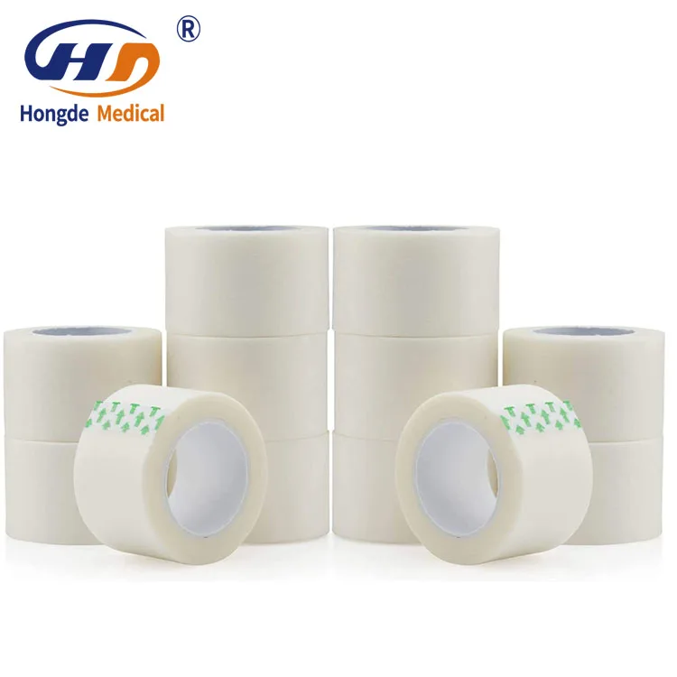 Golden Supplier Non Woven Non-Woven Paper Tape Medical Disposable Surgical Adhesive Plaster Breathable White non-woven tape
