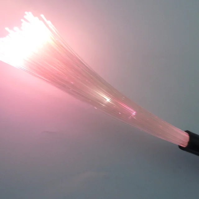 100  cores 0.75mm  multi strands  End glow fiber optic cable for lighting deck swimimng pool floor star ceiling