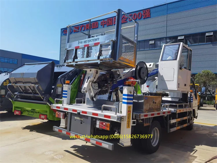 600p npr Japanese 21 meter 22 meter aerial platform truck 28 meter Japan aerial work truck in Russia