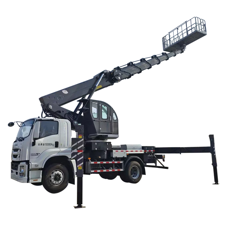China aerial lift truck factory shandong supplier JIUHE 21m 23m 25m 29m 38m 45m high altitude working