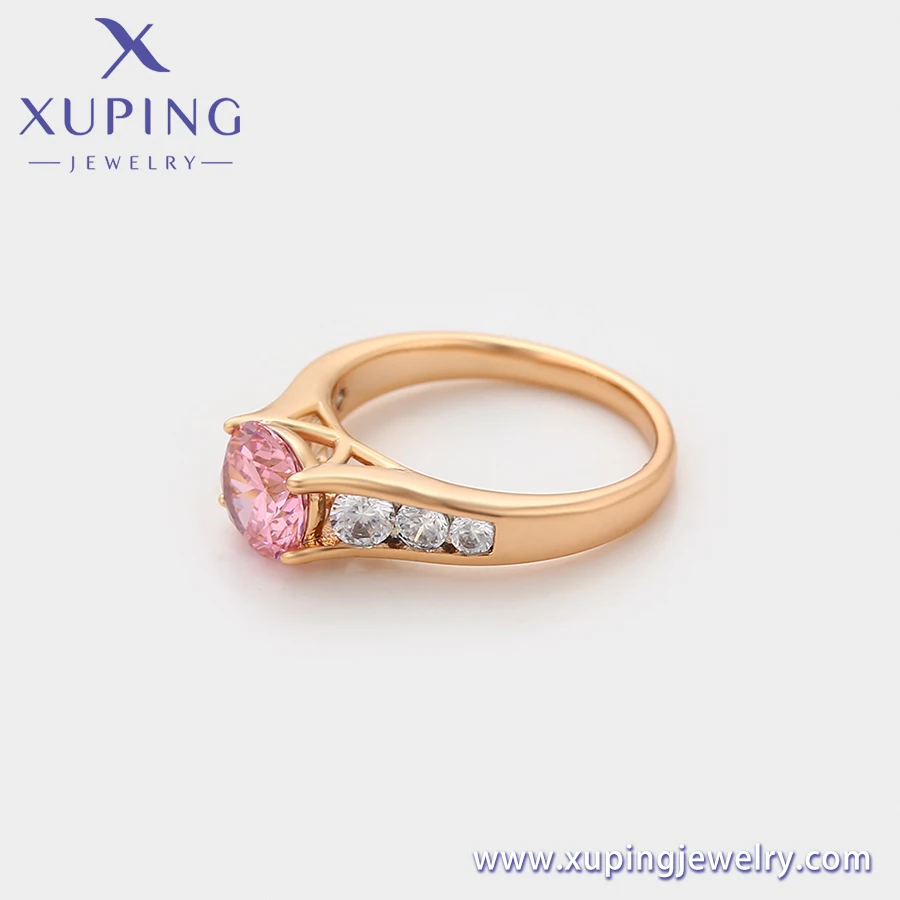 S00041194 XUPING ювелирные изделия 18K золотого цвета модные роскошные элегантные украшения с украшением из страз кольцо для женщин