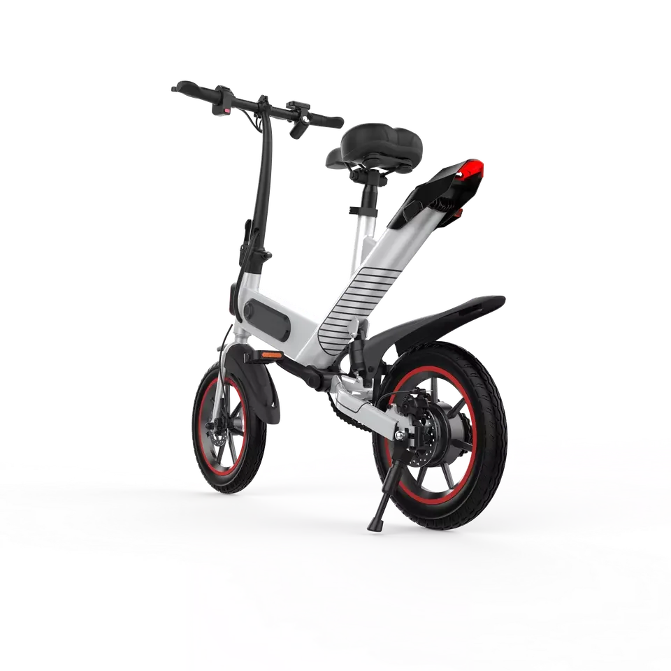 Electric Bicycle Eu Warehouse High-Carbon Steel 14 Inch Bicycle Frame Single Speed Electric Bike Bicycle