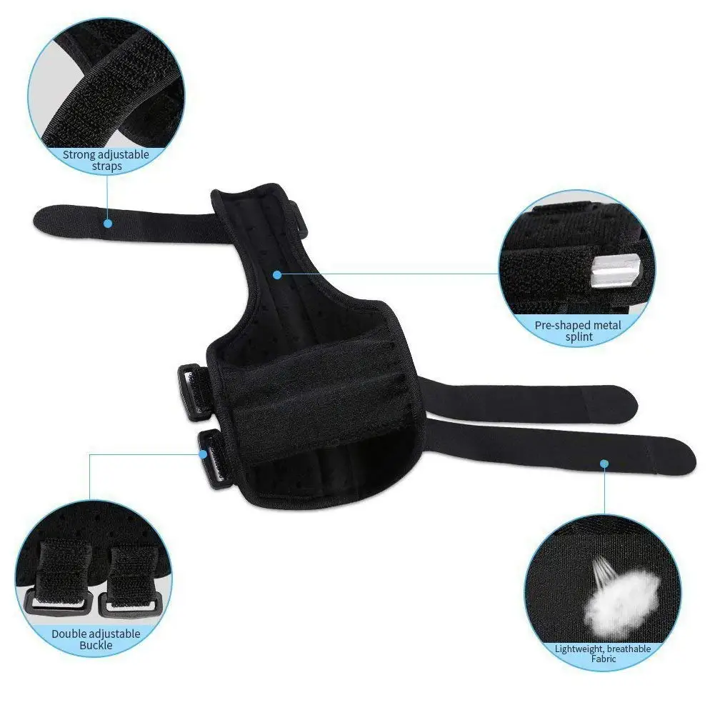 custom design hand joint support belt carpal tunnel wrist brace with thumb