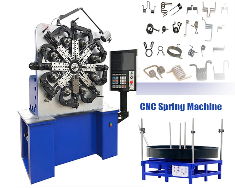 4.0-10.0mm wire diameter Cnc Automatic Spring Wire Bending Machine cnc 12100