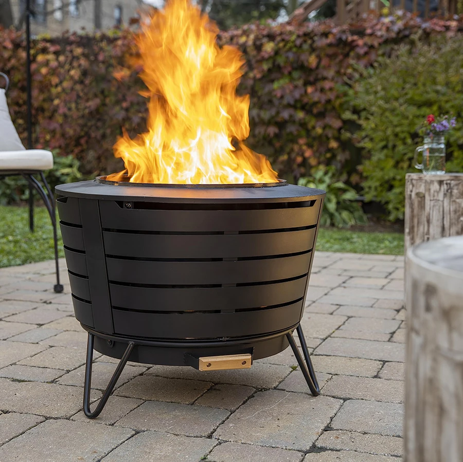 Wood Burning Fire Pit Round Fire Pit For Wood Burning Patio Swimming Pool Beach Stainless Steel Fire Pits