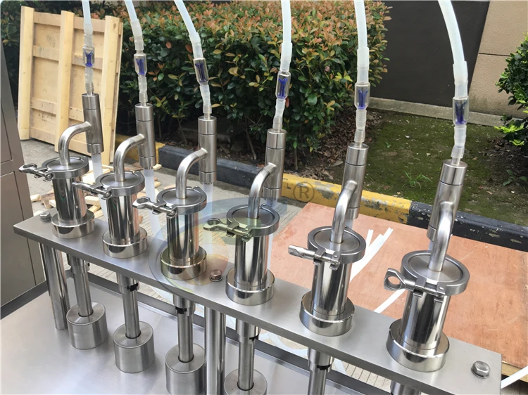 Gold supplier automatic alcohol drinks 60ml 100ml 500ml 750ml liquid filling machine