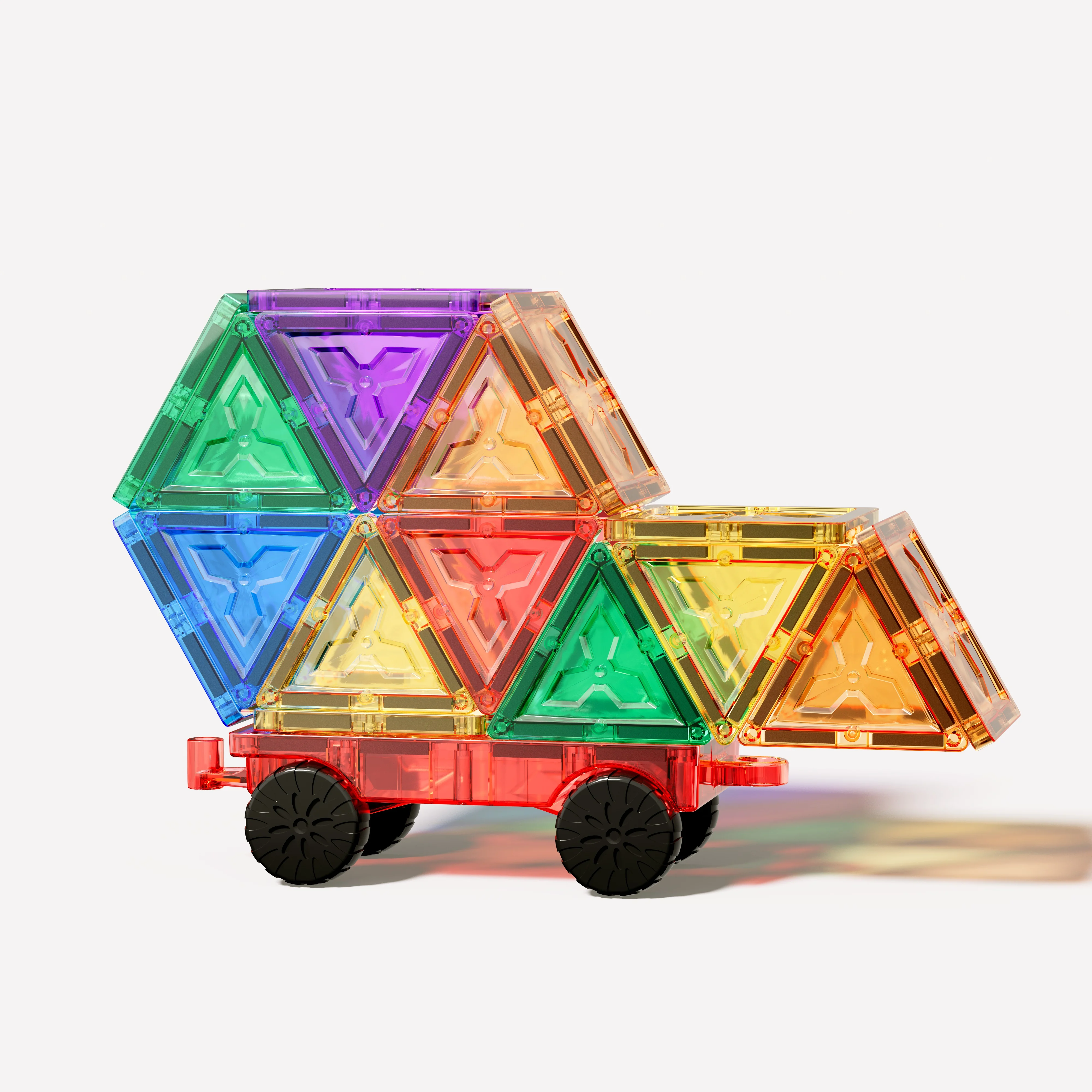 Montessori safe magnet tiles DIY educational assembly toy magnetic building blocks toys kids games