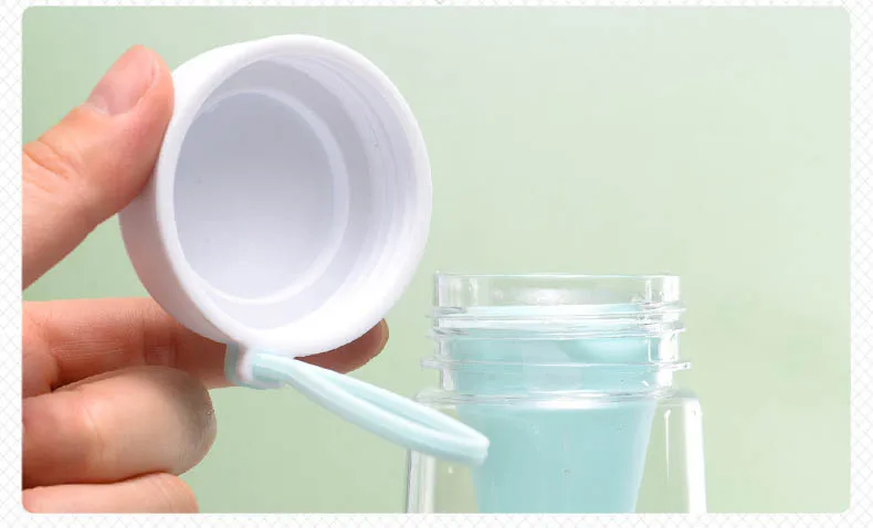 New design plastic bottle with silicone tea compartment strainer infuser reusable cup clear custom bpa free sport water bottle