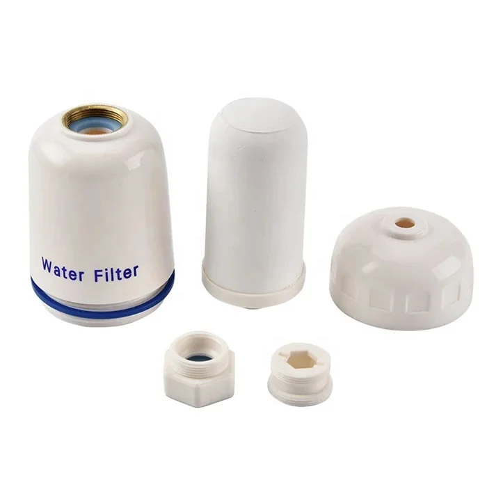 Kitchen use tap water filter purifier with ceramic filter cartridge , household ceramic faucet water purifier