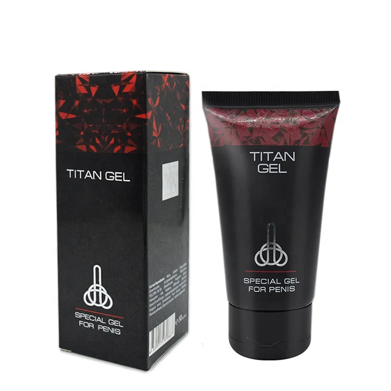 Original Russia Titan Gel Adult Products Penis Massage Enlargement Cream Premature Ejaculation White Tube Titan Gel