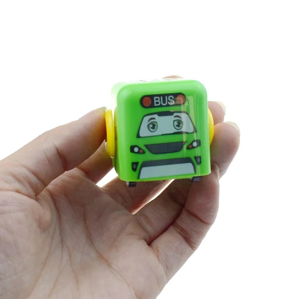 Cute Cartoon Pull Back Car Toy Novelty funny cube mini car For Children Gifts Hot Sales Good Quality Promotional Gift