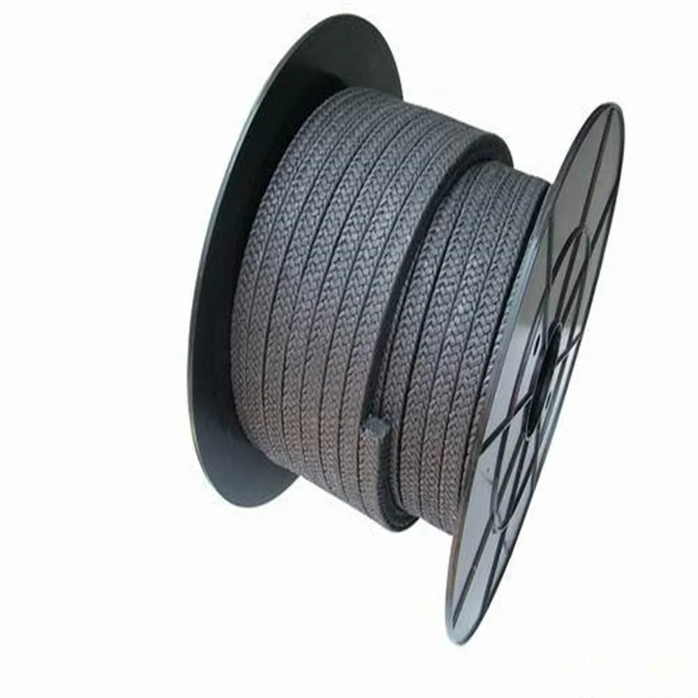ПТФЭ волокнистый графитовый Плетеный черный PTFE сальник упаковка