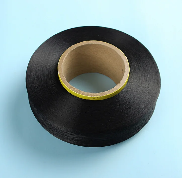 Wholesale Spandex Black Yarn Factory Price 15d 20d sd 30d 40d 70d 105d 140d Dope Dye Spandex yarn For Knitting And Warping