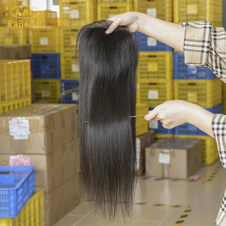 KBL Hair Free Part Lace Front Closure ,Ear to Ear Transparent HD Lace Frontal Straight Hair Bundles With Closure