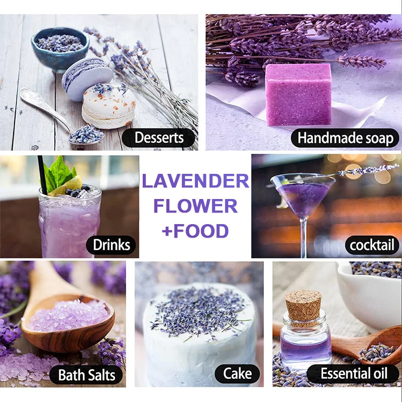 Private Label 50g Tension Relax Lavender Tea Natural Herb Flower Tea Flavored Tea for Sleep