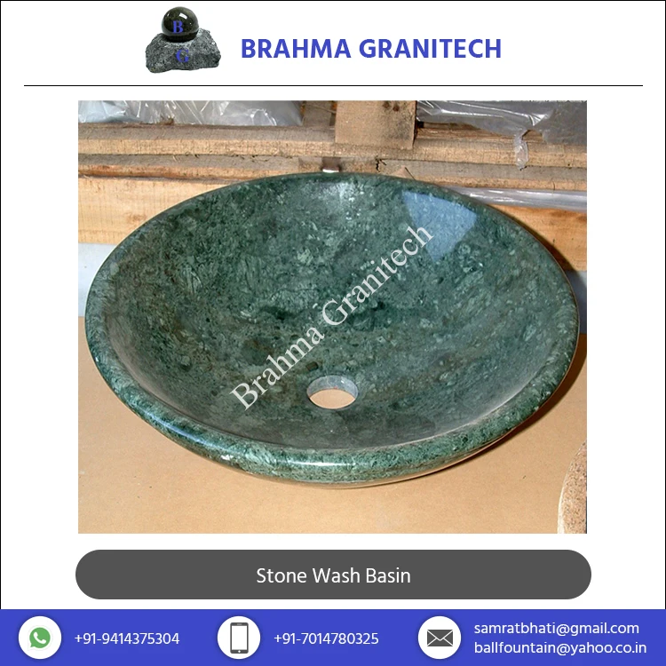 Highly Recommended Tough Stone Made Bathroom Wash Basin Bowl