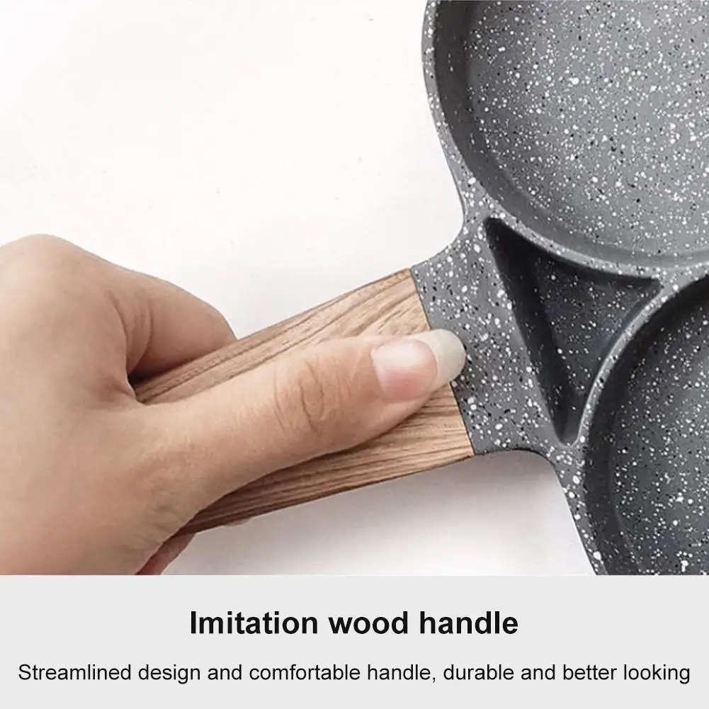 
2020 New Fried Egg Pan Non-stick Four-hole Omelette Pancake Pot 