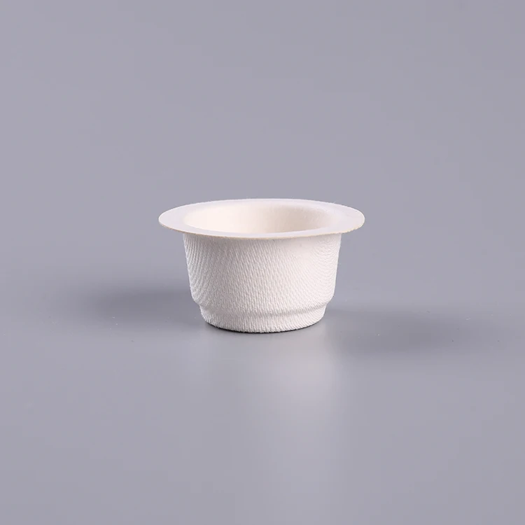 Biodegradable Sugarcane Bagasse Pulp Molded Empty Coffee Capsule