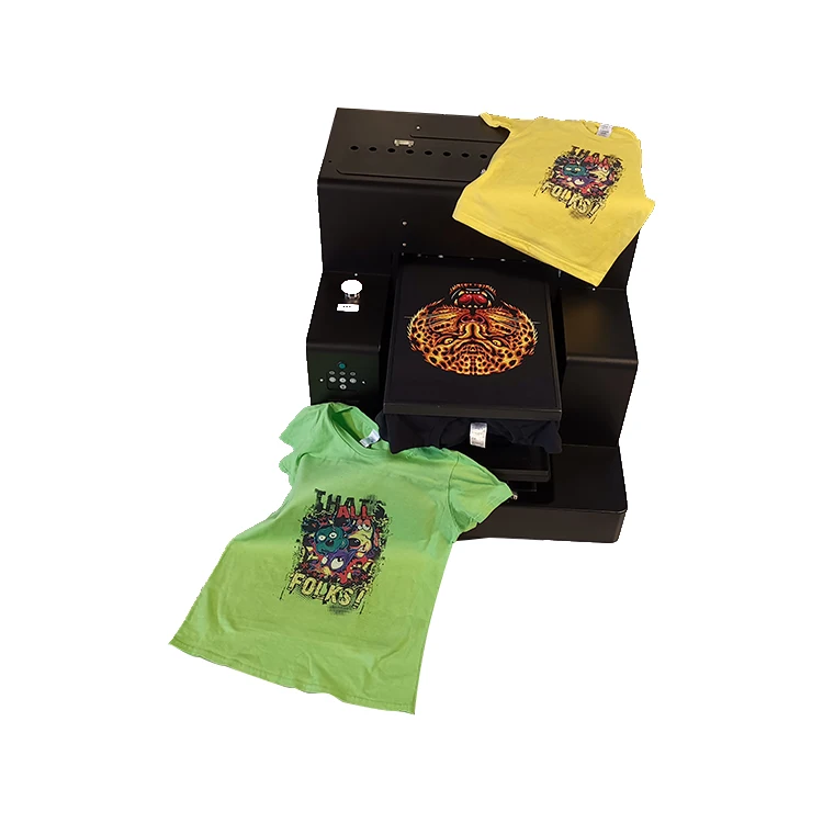 A3 size direct to garment dtg flatbed printer digital inkjet tshirt printing machine
