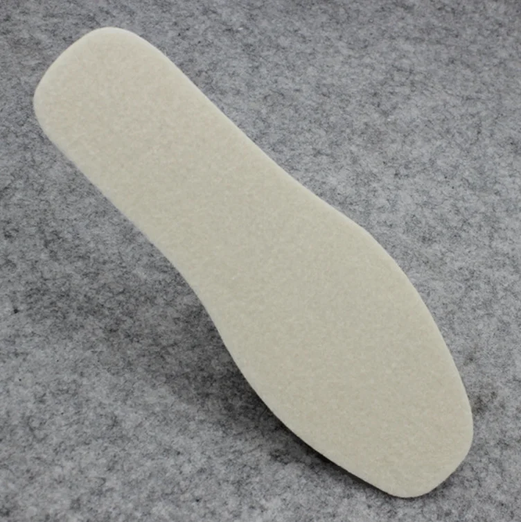 Factory directly selling high quality fiber orthopedic insole board pure wool felt shoe insole