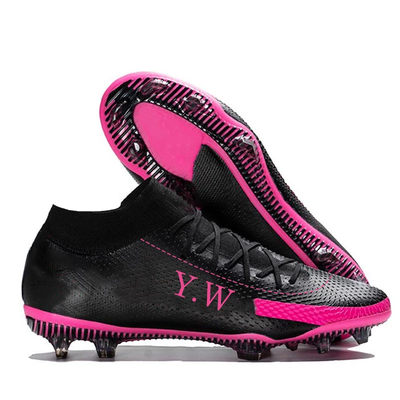 Hot Sale Design Men Indoor Rubber Soccer Shoes Football Shoes Flywoven Upper Brand Shoes