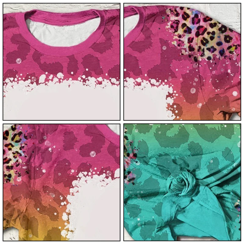 Wholesale Colorized Tie-Dye T-Shirt For Men/Women Sublimation Blank Oversized Casual Daily Wear Tops Tees Customized Design