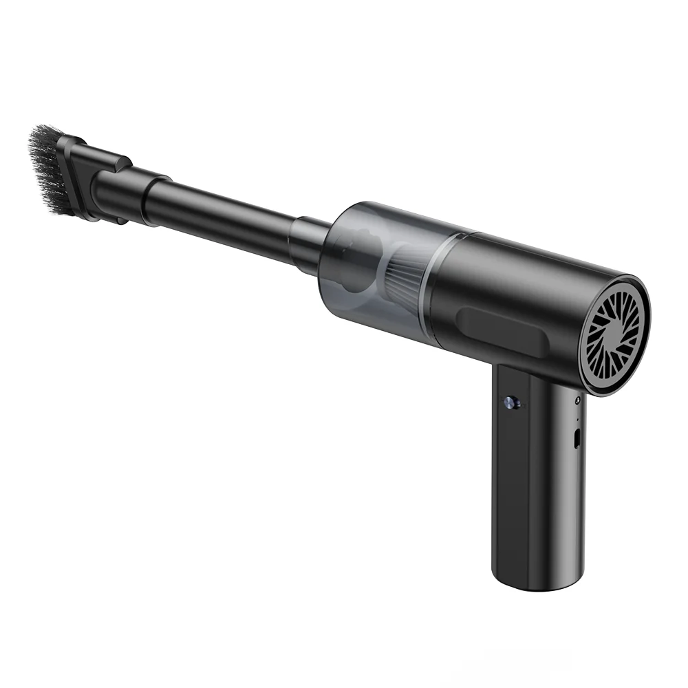 Multi-Functional Brush Handheld Vacuum Cleaner with Light Function 8000 Pa Suction Mini Home& Car Vacuum Cleaner