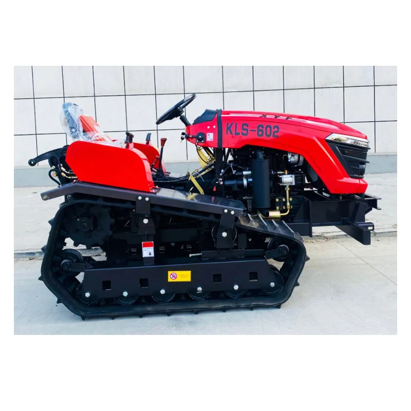 Cheap made in china 25 hp Ride-on crawler rotary tiller Multipurpose farm tractor