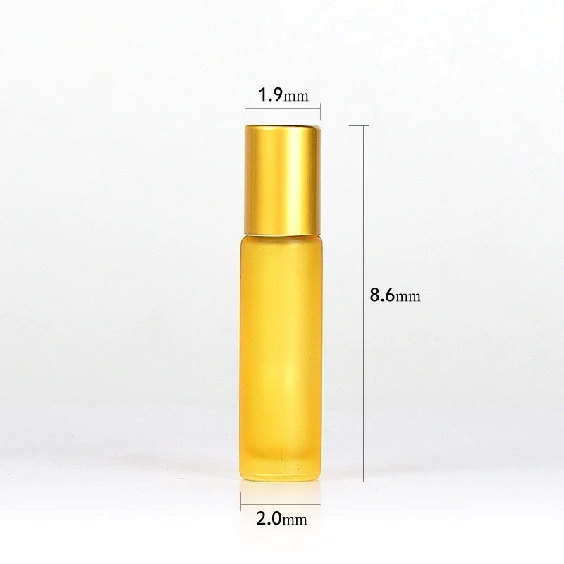 Low Price Easy Carry Wholesale 10ml Empty Mini Perfume Cosmetic Glass Roll On Bottle With Cap